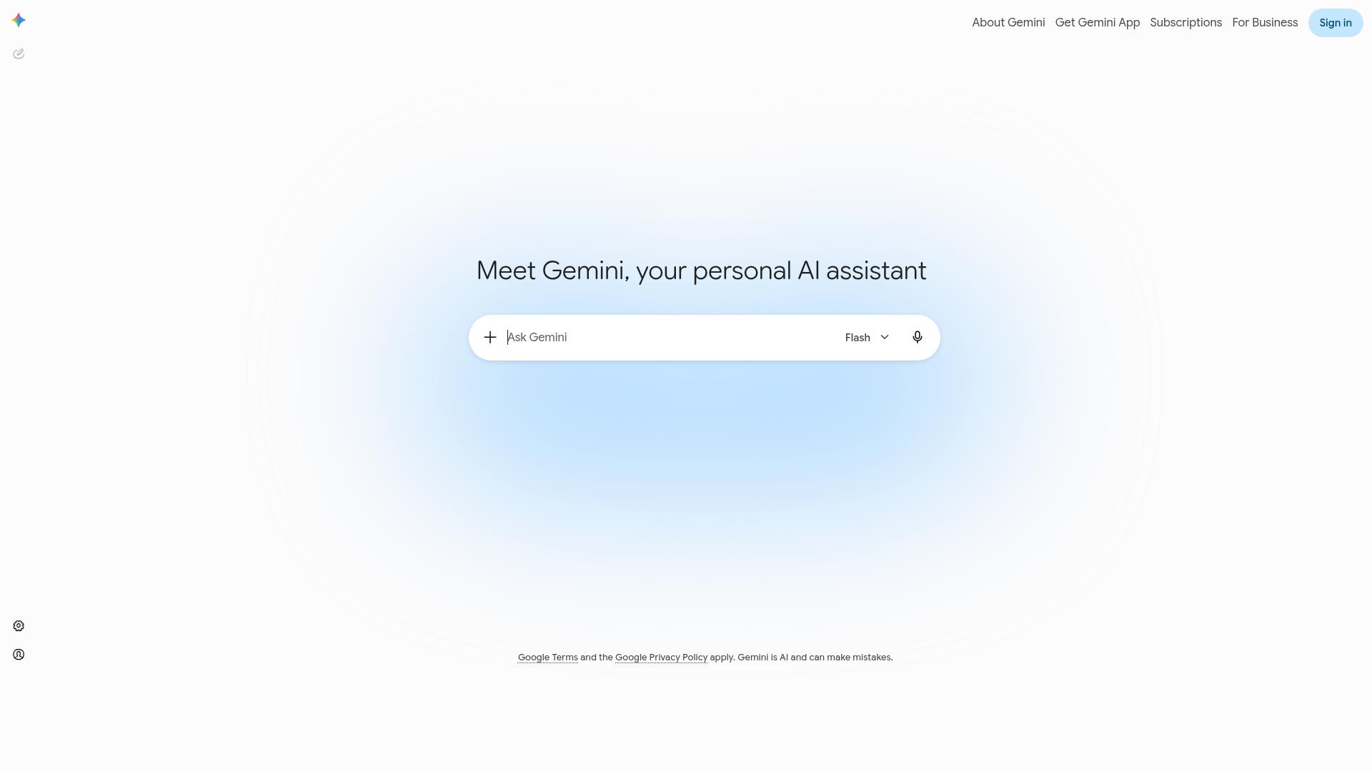 Gemini website